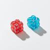 10Pcs 19mm 6-Sides Dice Transparent Red Polyhedral Acrylic Dice Set for Table Games view 3