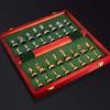 Chess Set Chess Wooden Travel International Chesse Set with Metal Pieces Chess Set with Storage Slots view 4