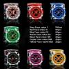 300pcs Poker Chip Set Denominations Poker Chip Set Numbered Chips Texas Holdem,Professional Casino Chips,Clay 11.5 Gram Chip Aluminum Case Texas Holdem Chips Blackjack Gaming Poker Games Poker Set view 4
