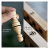 Chess Set International Chess Board Game 15in Chess Set Magnetic Travel Chess Set Folding Wooden Set With Storage Slot Chess Set Full Size view 4