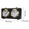 XUEYEGONGJI Chess Clock Timer Mechanical Chess Clock Vintage Game Timer Count UP/DOWN Portable for Chess Game Chess Clock, Black view 2