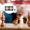 XUEYEGONGJI Chess Clock Timer Mechanical Chess Clock Vintage Game Timer Count UP/DOWN Portable for Chess Game Chess Clock, Black view 3