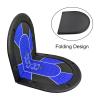 FQMYLTYN 71" Portable Foldable Poker Tabletop, Oval Texas Hold'em Poker Table Top with Oxford Bag & 8 Cup Holders, for Casino Games, Blackjack, Play Cards & Craps, No Assembly Required (Color : Blue) view 3