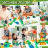 Coodoo Dinosaur Toys Magnetic Tiles 3D Movable Dinos for Kids 3-5 5-7 Toddler Outdoor Sensory Toys, STEM Educational Magnetic Blocks for 3+ Years Old Boys Girls Kids Toy view 2