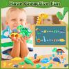 Coodoo Dinosaur Toys Magnetic Tiles 3D Movable Dinos for Kids 3-5 5-7 Toddler Outdoor Sensory Toys, STEM Educational Magnetic Blocks for 3+ Years Old Boys Girls Kids Toy view 4