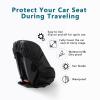 GOTOriri Car Seat Cover for Air Travel, Car Seat Travel Bag for Gate Check, Sun Shade, Waterproof, Dustproof & Abrasionproof, Covers and Blocks Out Heat & Sun| Baby Travel Accessories (Gray) view 3