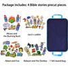 CHEFAN 8 Pack Felt Board Bible Stories Set, Flannel Board Stories,Precut Christian Flannel Graph Bible Toys for Kids view 2