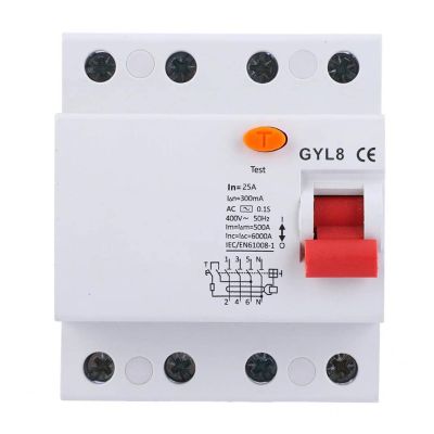 Circuit Breaker Automatic Smart Protection Switch 4P AC400V 25A 40A 63A Electrical Leaking Protection Circuit Breaker (Size : 40A)