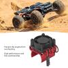 flexman RC Motor Cooling Fan, Aluminum Alloy RC Car Motor Fan, Strong Heat Dissipation Heatsink Fan for 1/18 Remote Control Car (Red) view 2
