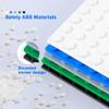 MANNIDOO Peel-and-Stick Baseplates, 10 Packs 10" x 10 Classic Adhesive Building Base Plates for Walls and Tables - Compatible with All Major Brands (Light Grey) view 3