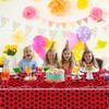 81Pcs Ladybug Party Tableware Set Ladybug Birthday Party Supplies,Paper Plates,Napkins,Cup,knives,Spoons and Forks view 4