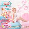 20 Pieces Candyland Decorations Welcome to Candyland Signs Candy Party Decorations for Kids Girls Candy Land Themed Birthday Party Halloween Christmas Trunk or Treat Car Decorations view 3