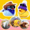 16 Set 64 PCS Mini Duck Bulk Decoration with Hat Scarf Necklace and Sunglasses for Birthday Baby Shower Swimming Party Favor Decorations view 3