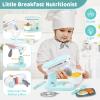 Shemira Play Kitchen Accessories, Play Kitchen Appliances Toy Set with Coffee Maker, Blender, Mixer, Toaster, Kids Kitchen Playset, Toys for 3 4 5 6 7 8 Year Old Girls, Birthday Gifts for Girls view 4