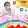 Star Ball Pit Balls for Toddlers- 200 Pcs Crush Proof Plastic Toy Balls for Toddler Ballpit, Ball Pits Play Tent, Baby Pool Water Toys, Christmas Party Decoration, Photo Props view 4