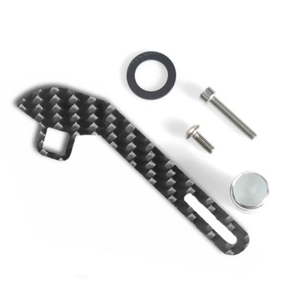 JOYSOG Metal RC Transmitter Steering Wheel Trigger Adapter for Flysky NB4 /Noble+ /NB4 Pro Controller Trigger One-Handed Control Adapter Upgrade Parts (Carbon Fiber)