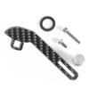 JOYSOG Metal RC Transmitter Steering Wheel Trigger Adapter for Flysky NB4 /Noble+ /NB4 Pro Controller Trigger One-Handed Control Adapter Upgrade Parts (Carbon Fiber) view 1
