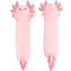 YUNCOL Axolotl Plush,Long Axolotls Plush Toys Pillow,19.6 Inch Cute Axolotl Stuffed Animal, Axolotls Plush Toy Gift for Girls Boys view 1
