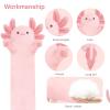 YUNCOL Axolotl Plush,Long Axolotls Plush Toys Pillow,19.6 Inch Cute Axolotl Stuffed Animal, Axolotls Plush Toy Gift for Girls Boys view 2