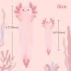 YUNCOL Axolotl Plush,Long Axolotls Plush Toys Pillow,19.6 Inch Cute Axolotl Stuffed Animal, Axolotls Plush Toy Gift for Girls Boys view 4