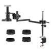Microscope Kit 120X180X 200X Zoom 41MP Video Microscope Camera Collapsible Adjustable Articulating Clamp Holder Arm Stand PCB Soldering Set Kit Microscope Lens Adapters ( Color : 37MP 2K HDMI USB , Si view 1