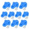 NOENNULL 10PCS Plastic Climbing Stone Rock Textured Rock Climbing Stone Rocks Wall Stones Kids Assorted Kit Bolt (Blue), NOENNULLoqwpmn9c28-02 view 1