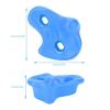 NOENNULL 10PCS Plastic Climbing Stone Rock Textured Rock Climbing Stone Rocks Wall Stones Kids Assorted Kit Bolt (Blue), NOENNULLoqwpmn9c28-02 view 2
