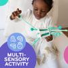 Mobi Zippee Activity Toy - Sensory Activities for Toddlers and Kids, BPA-Free and Food Grade Silicone, Montessori Learning Games for Ages +1 (Mintee) view 3