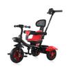 Oisei 4 in 1 Kids Tricycle Kids Trike,Kid Tricycle Stroller for 1-6 Year Olds,Boy & Girl Kid Stroller with Push Handle,Removable Guardrail,Adjustable Seat,Safety Guard,Black view 1