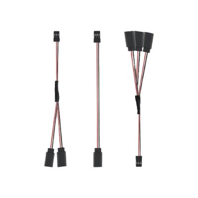 3pcsY Connector 3 pin Plug Splitter servo Extension, 5inch diameterservo Extension Cable Cable. Suitable for Double Lobe Cars or Airplanes.