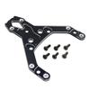 FLMLF CNC Metal Thickened Front Upper Connecting Plate Kit for 1/5 HPI ROFUN ROVAN KM Baja 5B 5T 5SC Rc Car Parts (Black) view 1