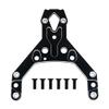 FLMLF CNC Metal Thickened Front Upper Connecting Plate Kit for 1/5 HPI ROFUN ROVAN KM Baja 5B 5T 5SC Rc Car Parts (Black) view 2