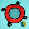 Colaxi Ball Tossing Game Set Sensory Training Equipment Playground Toy Throw and Catch The Ball for Backyard Party Activities Indoor, Red view 3