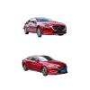Compatible with Mazda Atenza 2020 Modified Dedicated KC-20 Front Shovel Rear Lip Spoiler Car Accessories (Color : Soul Red 3pcs) view 4
