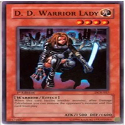 yugioh - D.D. Warrior Lady DCR-027 1st Edition Super Rare - Dark Crisis
