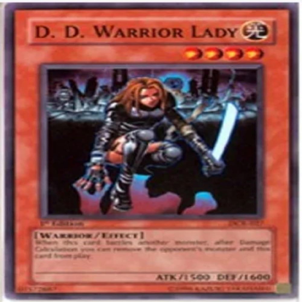 yugioh - D.D. Warrior Lady DCR-027 1st Edition Super Rare - Dark Crisis