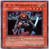 yugioh - D.D. Warrior Lady DCR-027 1st Edition Super Rare - Dark Crisis view 1