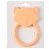 C.R. Gibson 100% Food Grade Silicone Fox Baby Teether for Infants, 2.75" x 4.25", Multicolor view 2