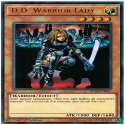 yugioh - D.D. Warrior Lady - DUSA-EN051 1st Edition Ultra Rare - Duelist Saga