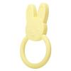 C.R. Gibson 100% Food Grade Silicone Bunny Baby Teether for Infants, 2.75" x 4.25", Multicolor view 3