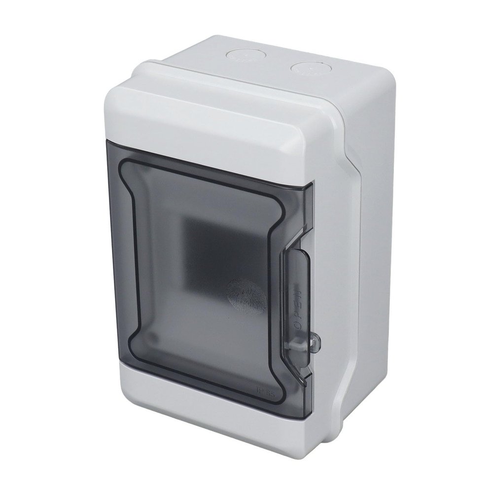 POWTAXBJGD Distribution Protection Box, Dustproof ABS Circuit Breaker Box with Guide Rail for Outdoor