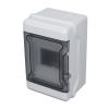 POWTAXBJGD Distribution Protection Box, Dustproof ABS Circuit Breaker Box with Guide Rail for Outdoor view 1