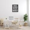 Hockey Motivational Vintage Rustic, 24 x 30 Inch Framed Gicle Print view 2