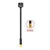 MINI 4 5.8G 2.8Dbi FPV Antenna RHCP SMA/RP-SMA/MMCX/UFL High Gain Antenna RC Transmitter ReceiverRacing Drones (Long RPSMA Black) view 3