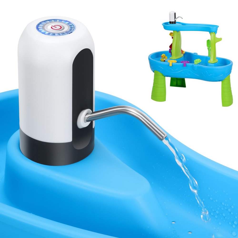 Water Table Pump,Kids Water Pump for Water Table,Water Table Accessories Small Cordless Water Pump for Water Table Fun Summer Outdoor Activities