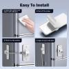 2 Pack Refrigerator Door Lock with Adhesive, No Tools Required, Child Proof Fridge Door Lock for Kids and Pets, Self Adhesive Latch for Freezer, Cabinets, Drawers, Air Oven, Windows (Patent) view 3