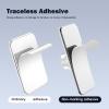 2 Pack Refrigerator Door Lock with Adhesive, No Tools Required, Child Proof Fridge Door Lock for Kids and Pets, Self Adhesive Latch for Freezer, Cabinets, Drawers, Air Oven, Windows (Patent) view 4