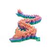 EXQDYNM 3D Printed Dragon Egg Toy 12" Crystal Articulated Dragon Decor Collectible view 2