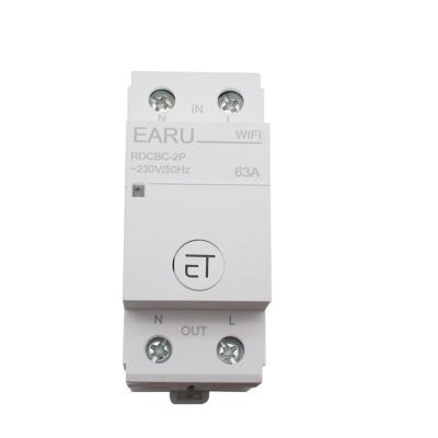 1P+N Smart Circuit Breaker Smart Relay Switch Voice Remote Control by Smart House Home (Size : 80A)