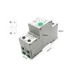 VUBBJCRS 2P 63A Rail Circuit Breaker Smart Timer Switch Relay Remote Control by with Smart Home Voice view 3